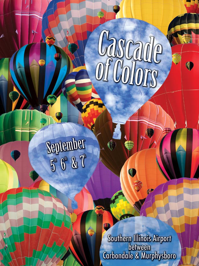 cascade of colors poster
